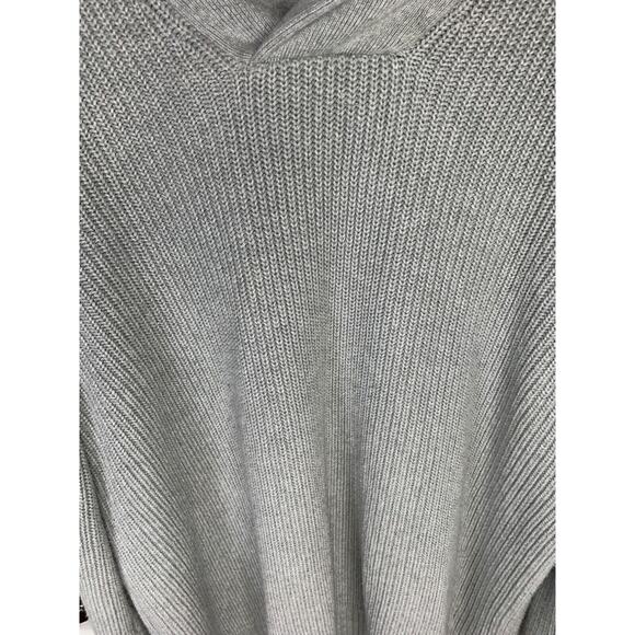 Nautica Mens Gray Ribbed Shawl Collar Sweater XL - Picture 3 of 8